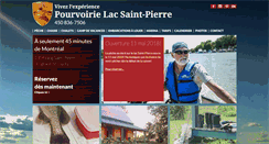Desktop Screenshot of lacsaintpierre.com